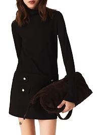 Short High-Neck Dress