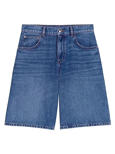 Denim Bermuda Shorts