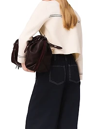 Topstitched Cropped Cardigan