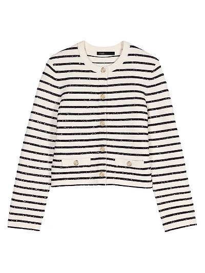 Wool Cardigan with Snaps