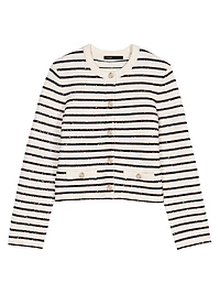 Wool Cardigan with Snaps