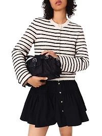 Wool Cardigan with Snaps