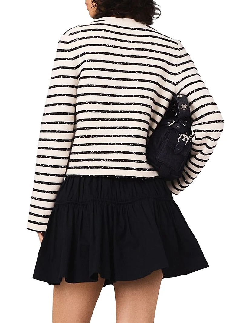 Wool Cardigan with Snaps