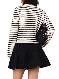 Wool Cardigan with Snaps