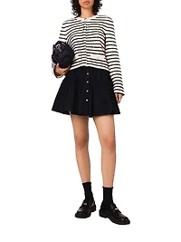 Wool Cardigan with Snaps