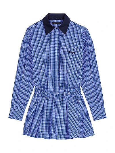 Stretch Cotton Rhinestone Suit Dress
