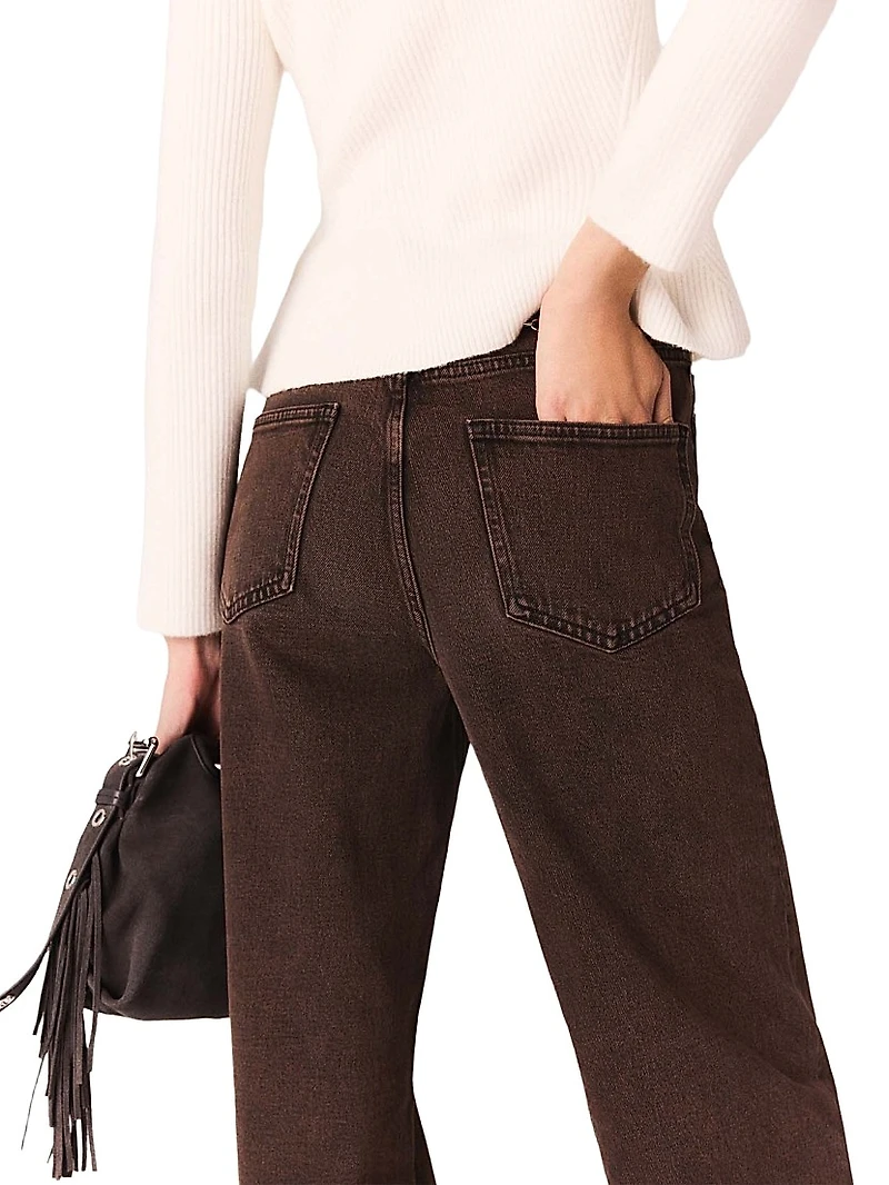Bootcut Jeans with Chain