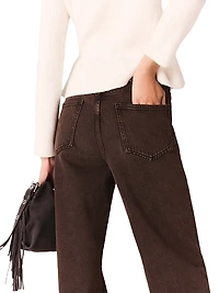 Bootcut Jeans with Chain