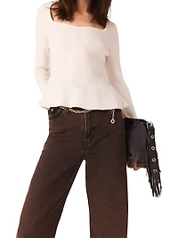 Bootcut Jeans with Chain