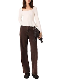 Bootcut Jeans with Chain