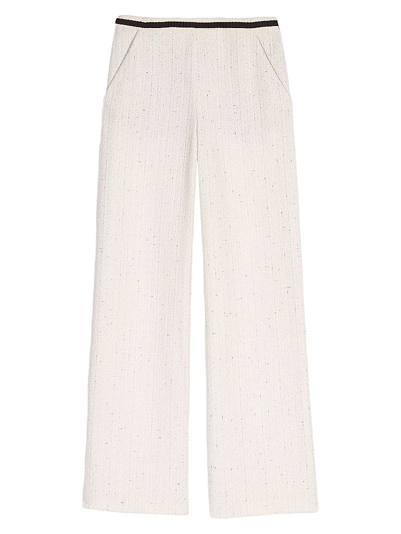 Tweed-Effect Trousers