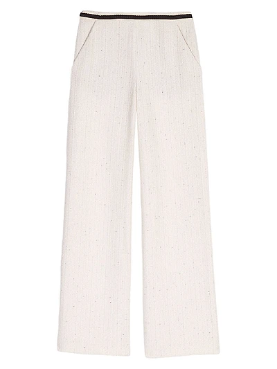 Tweed-Effect Trousers