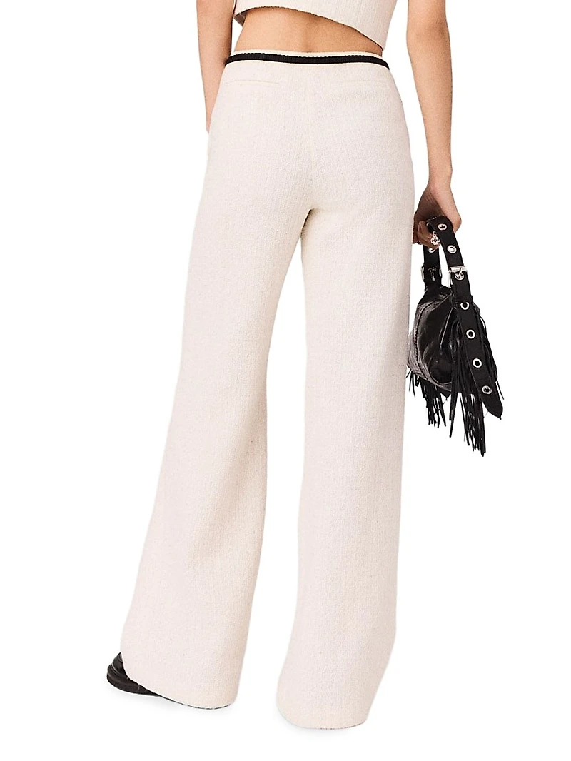 Tweed-Effect Trousers