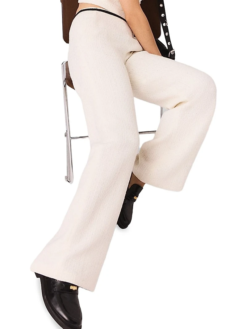 Tweed-Effect Trousers