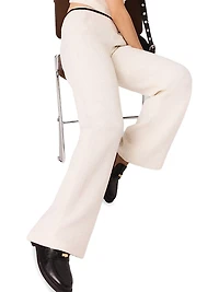 Tweed-Effect Trousers