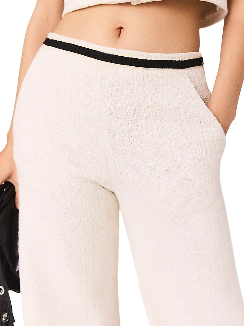 Tweed-Effect Trousers