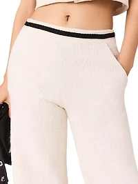 Tweed-Effect Trousers