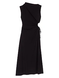 Cutout Waist Maxi Dress