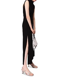 Cutout Waist Maxi Dress