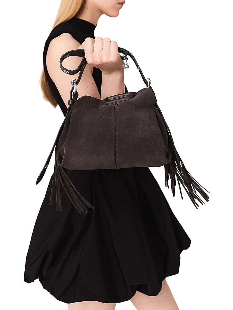 Short Mesh and Taffeta Dress