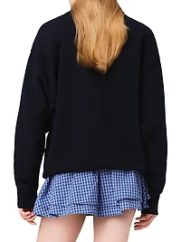 Paris logo Embossed Sweatshirt