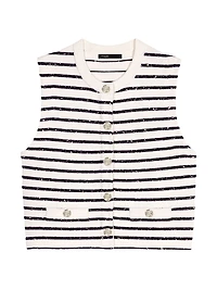 Striped Wool Blend Top