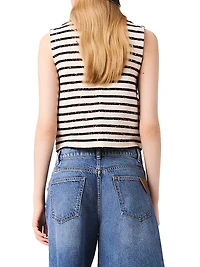Striped Wool Blend Top