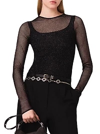 Diamanté Jersey Top