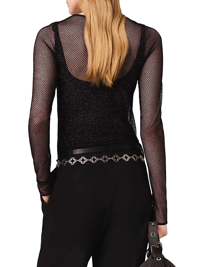 Diamanté Jersey Top