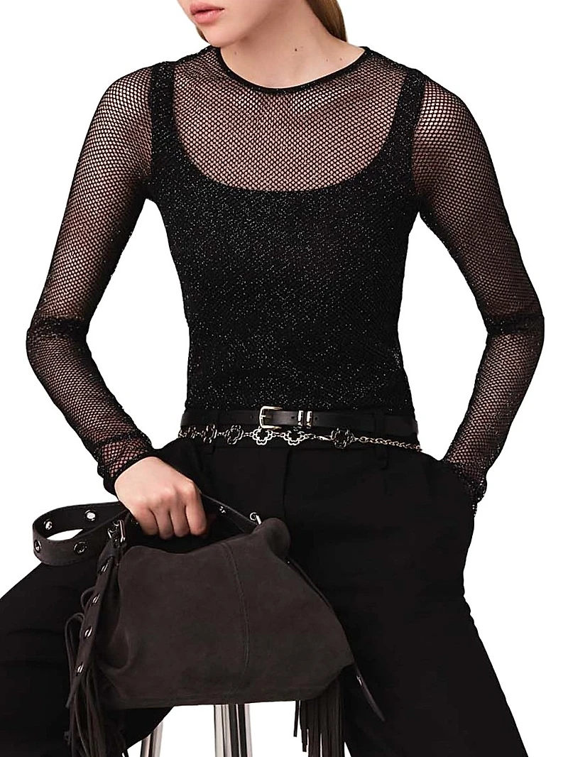 Diamanté Jersey Top