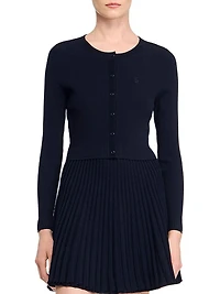 Polo Shirt with Decorative Buttons