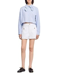Bow Collar Shirt