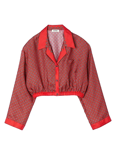 Scarf Print Shirt
