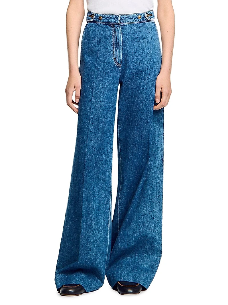 Wide-Leg Jeans