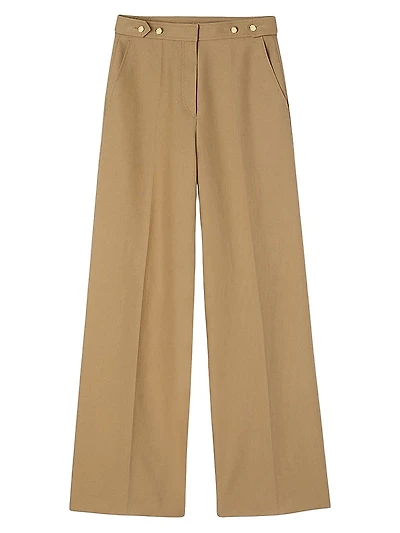 Cotton Suit Trousers
