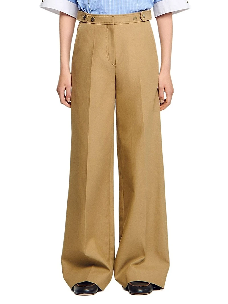 Cotton Suit Trousers