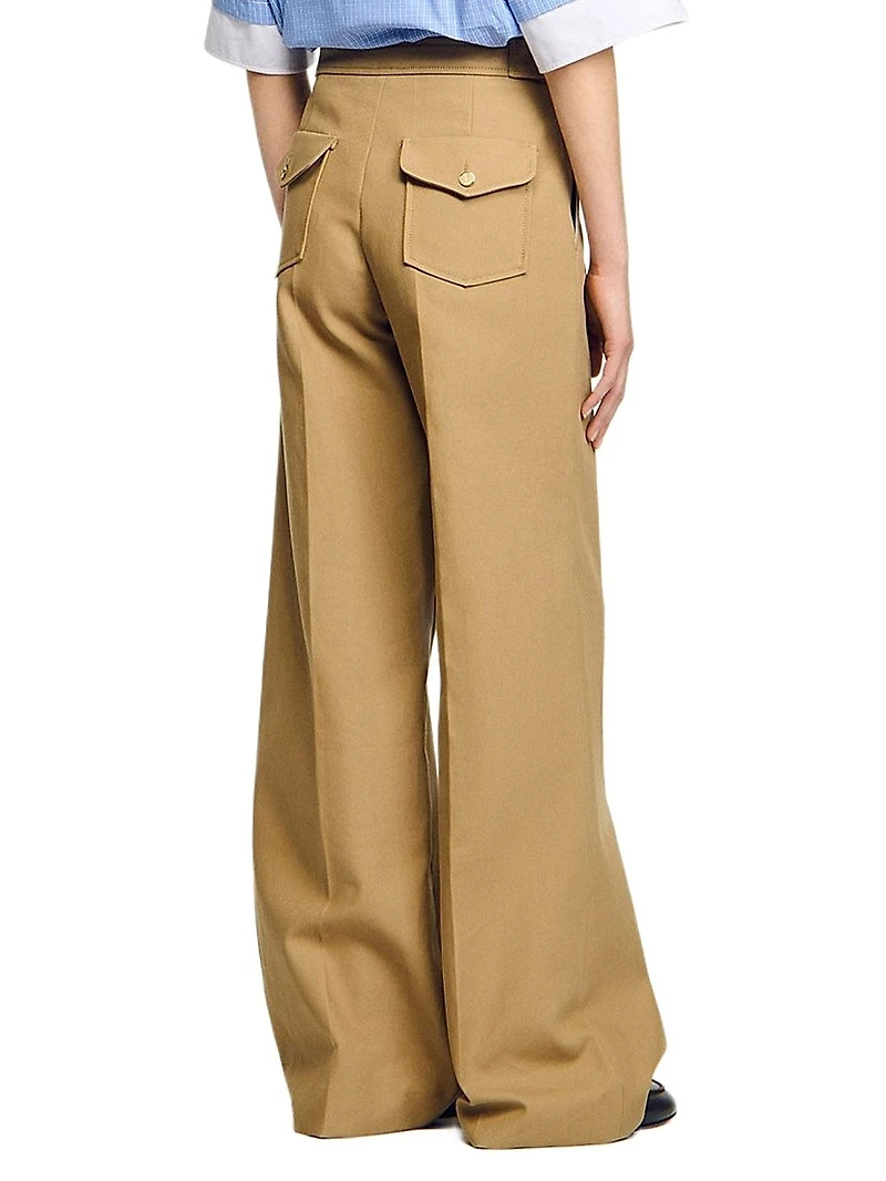 Cotton Suit Trousers