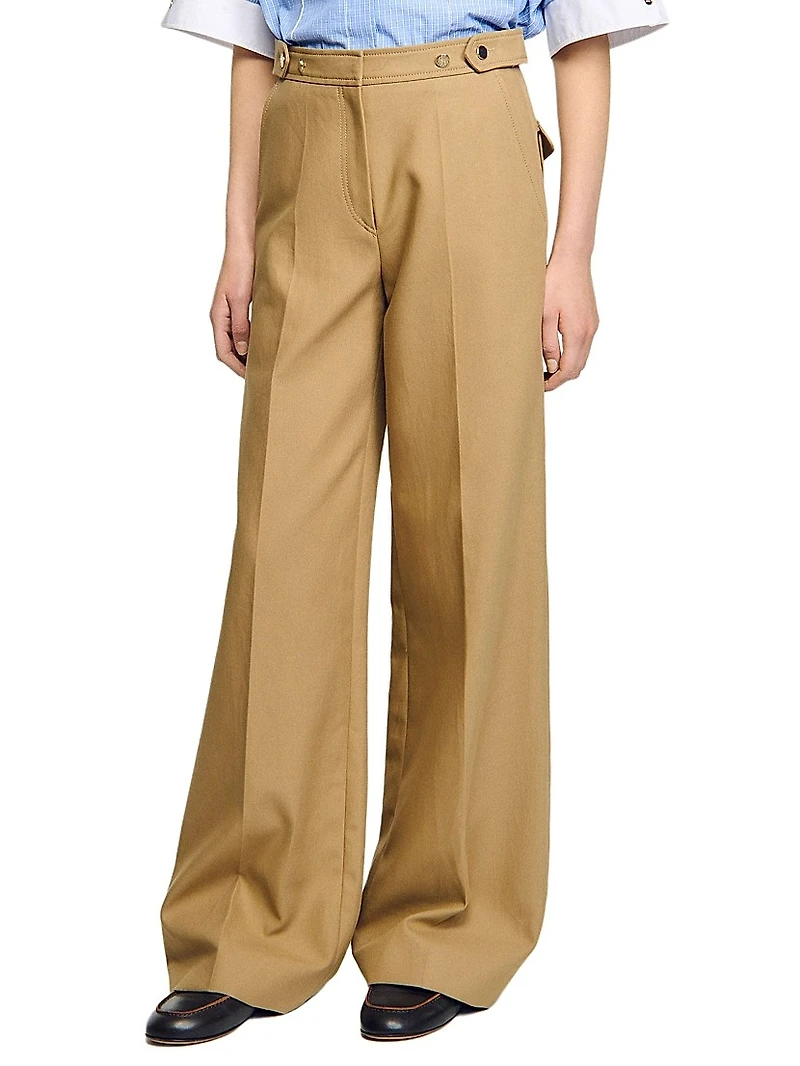 Cotton Suit Trousers