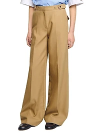 Cotton Suit Trousers