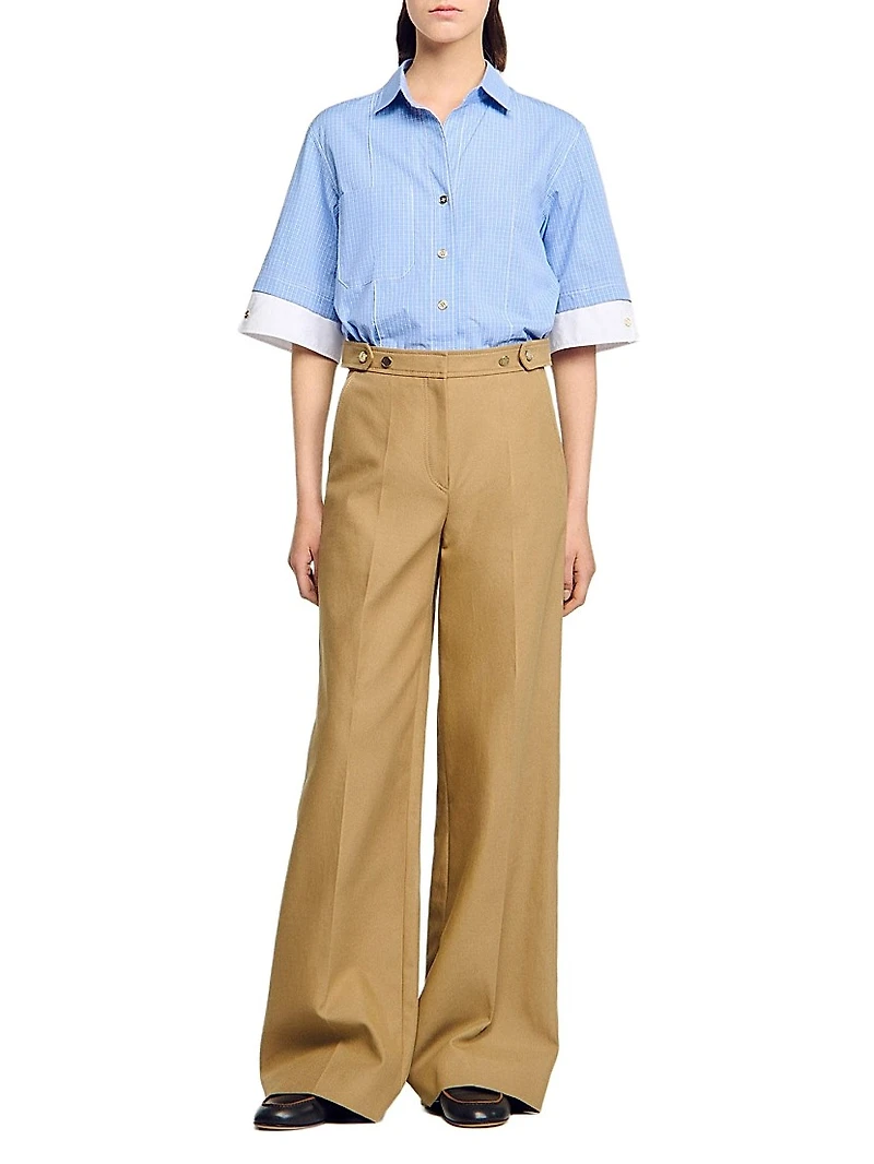 Cotton Suit Trousers