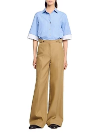 Cotton Suit Trousers