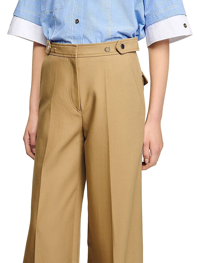 Cotton Suit Trousers