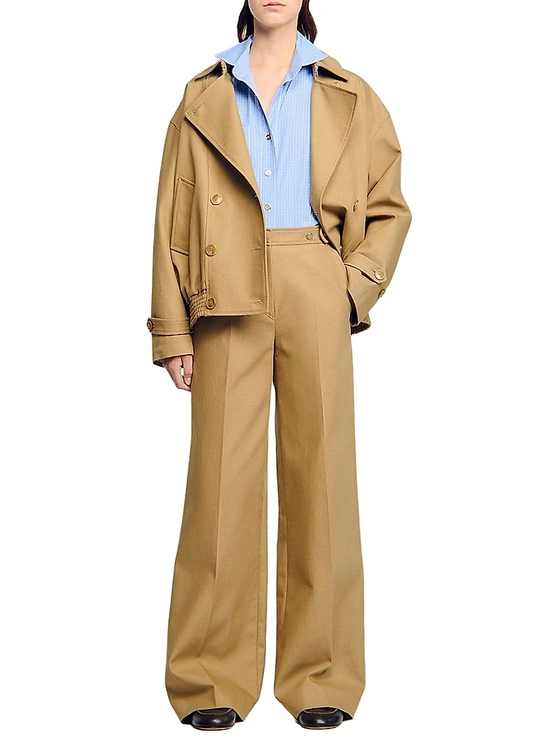 Cotton Suit Trousers