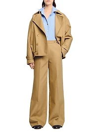 Cotton Suit Trousers