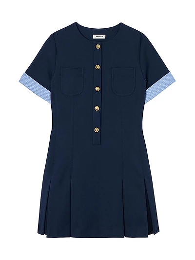 Mini Pleated Dress