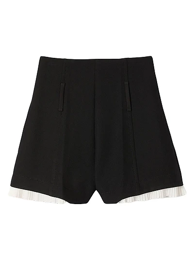 Tailored Flounced Shorts