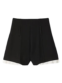 Tailored Flounced Shorts