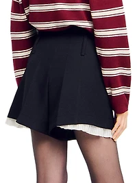 Tailored Flounced Shorts