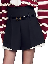 Tailored Flounced Shorts