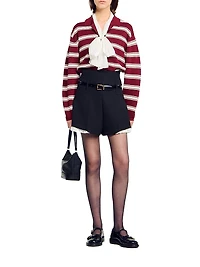 Tailored Flounced Shorts